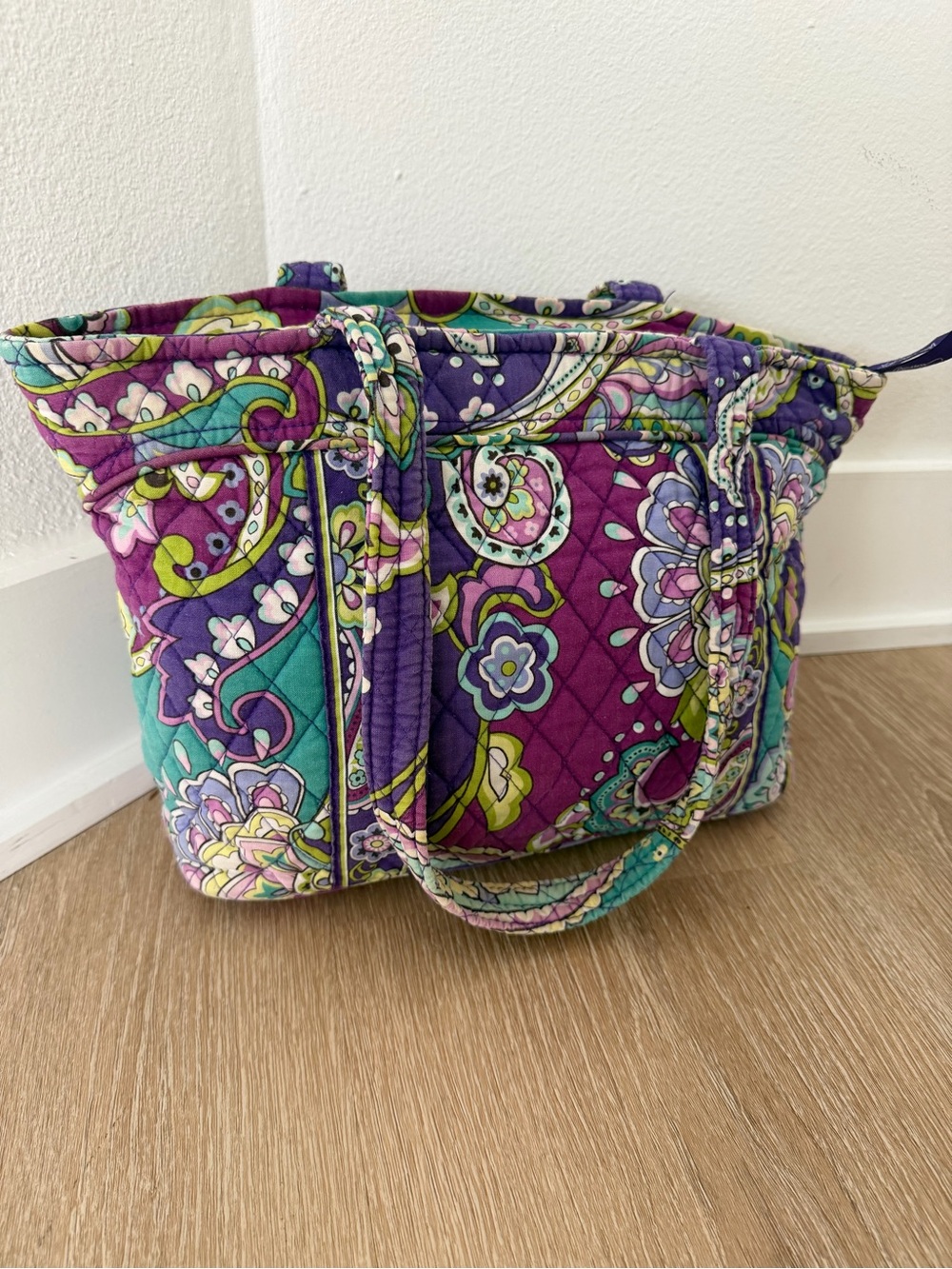 Vera Bradley Heather Retired Paisley Tote Bag